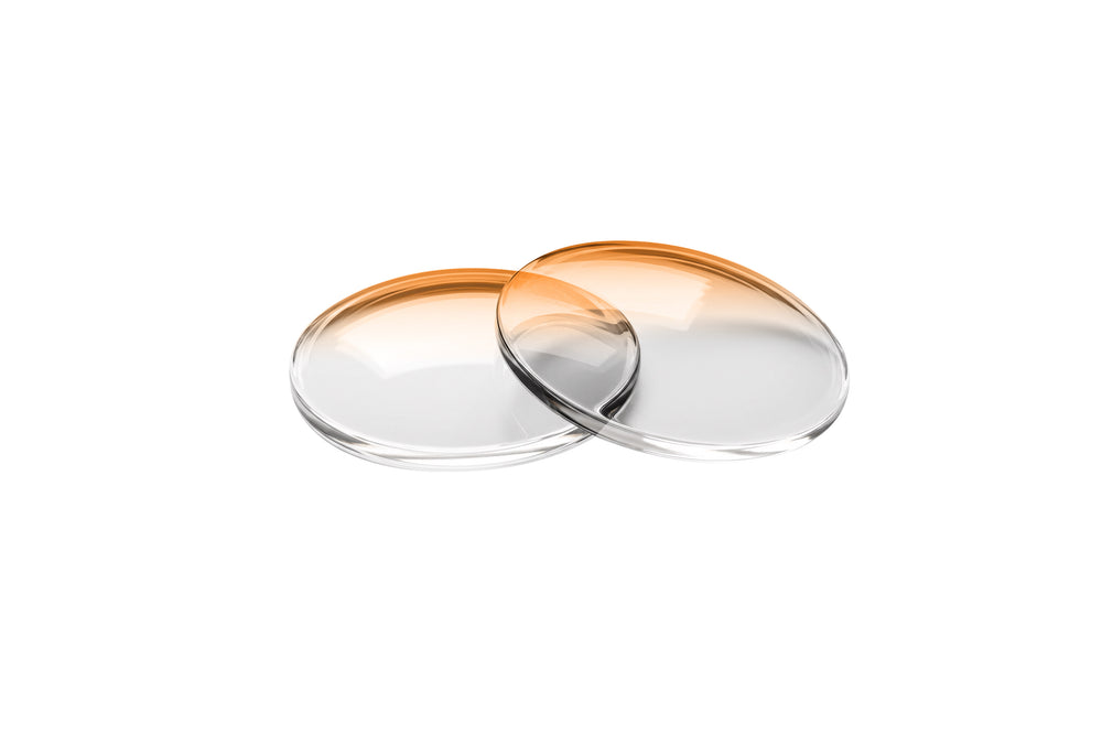 dy•nam•ic - O1 - 30% Orange mood changing panto shaped lenses only