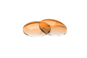 dy•nam•ic - O4 - 75% Orange mood changing panto shaped lenses only
