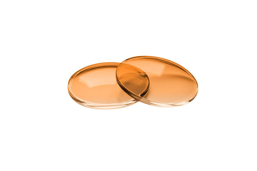 dy•nam•ic - O5 - 100% Orange mood changing panto shaped lenses only