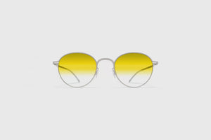 em•u•late - Y2- 50% Yellow mood changing lenses + panto frame